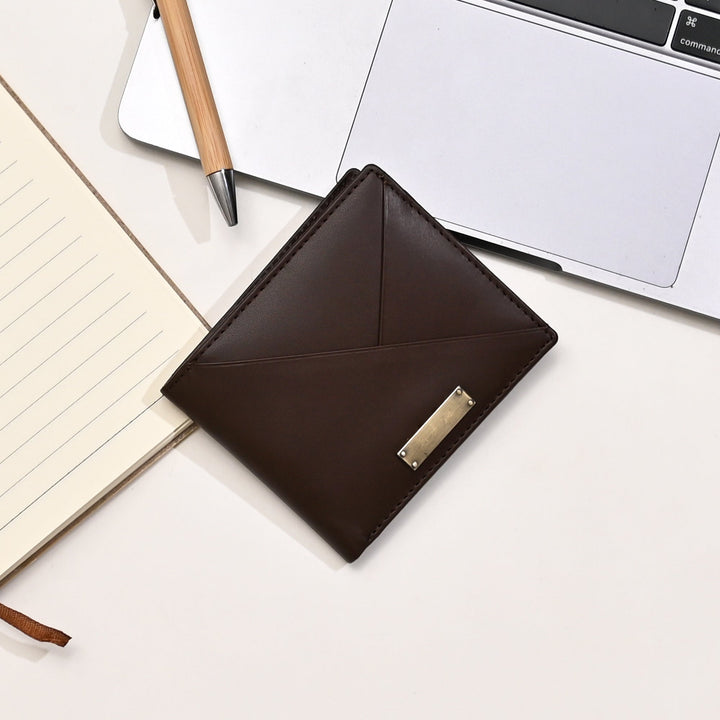 Leather Wallet 1B Napbrn – Premium Brown Napa Leather Wallet for Men | Elegant, Slim & Functional Design