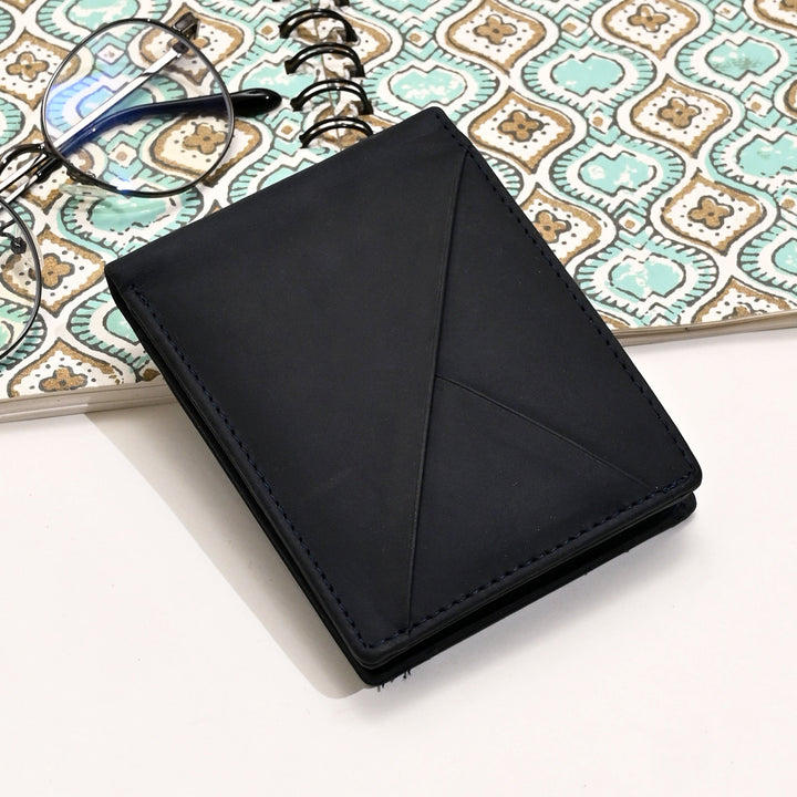 Leather Wallet 1S Napblk – Black Napa Leather Wallet for Men | Slim, Elegant & Functional Design