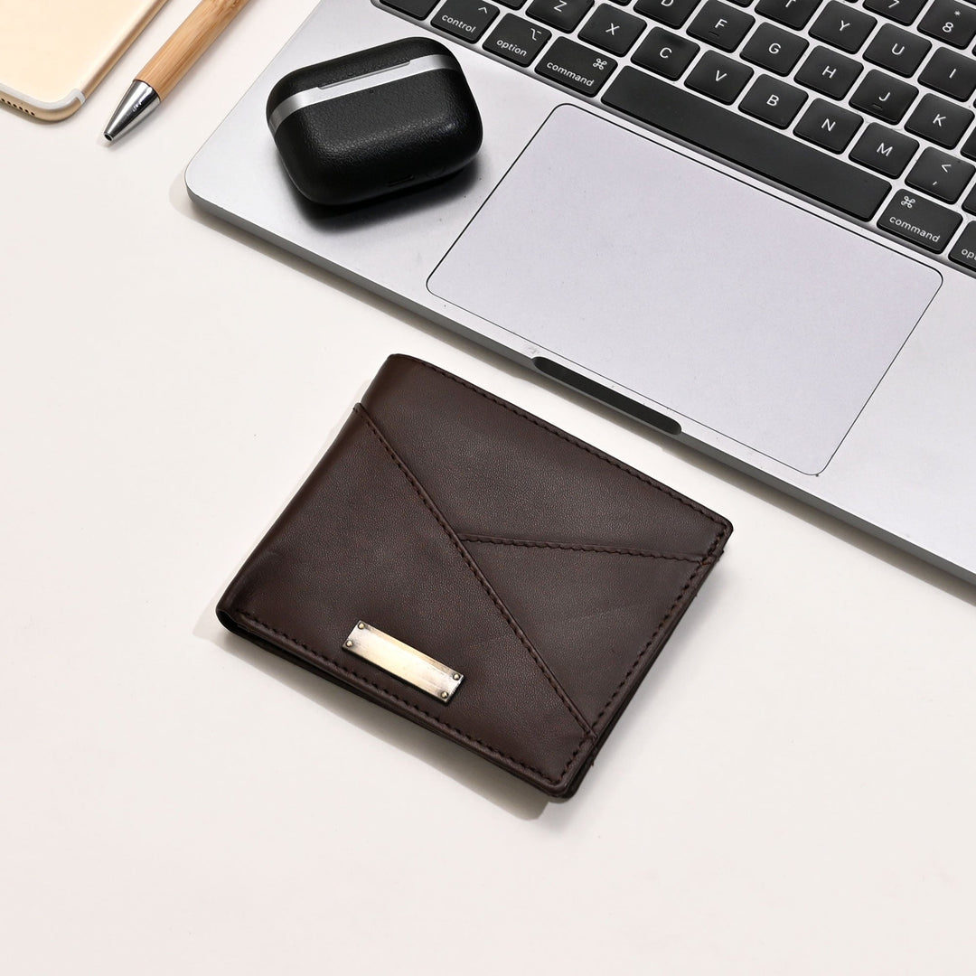 Leather Wallet 2B Napbrn – Premium Brown Napa Leather Wallet for Men with Coin Pocket & 4 Card Slots