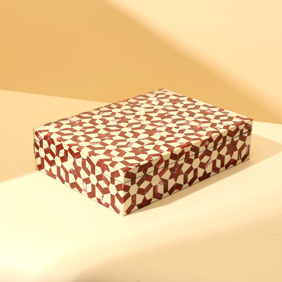 BOÎTE À MOTIF FLORAL