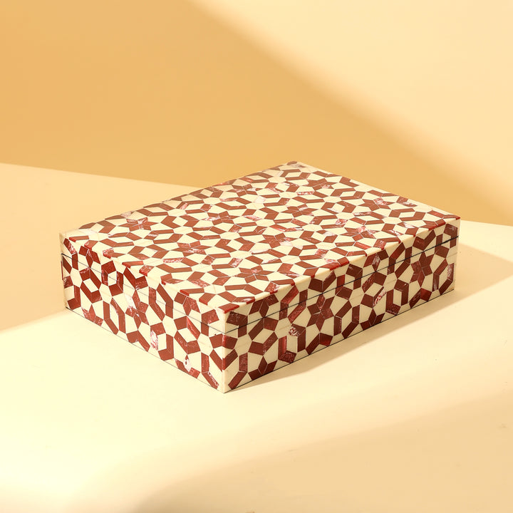 BOÎTE À MOTIF FLORAL