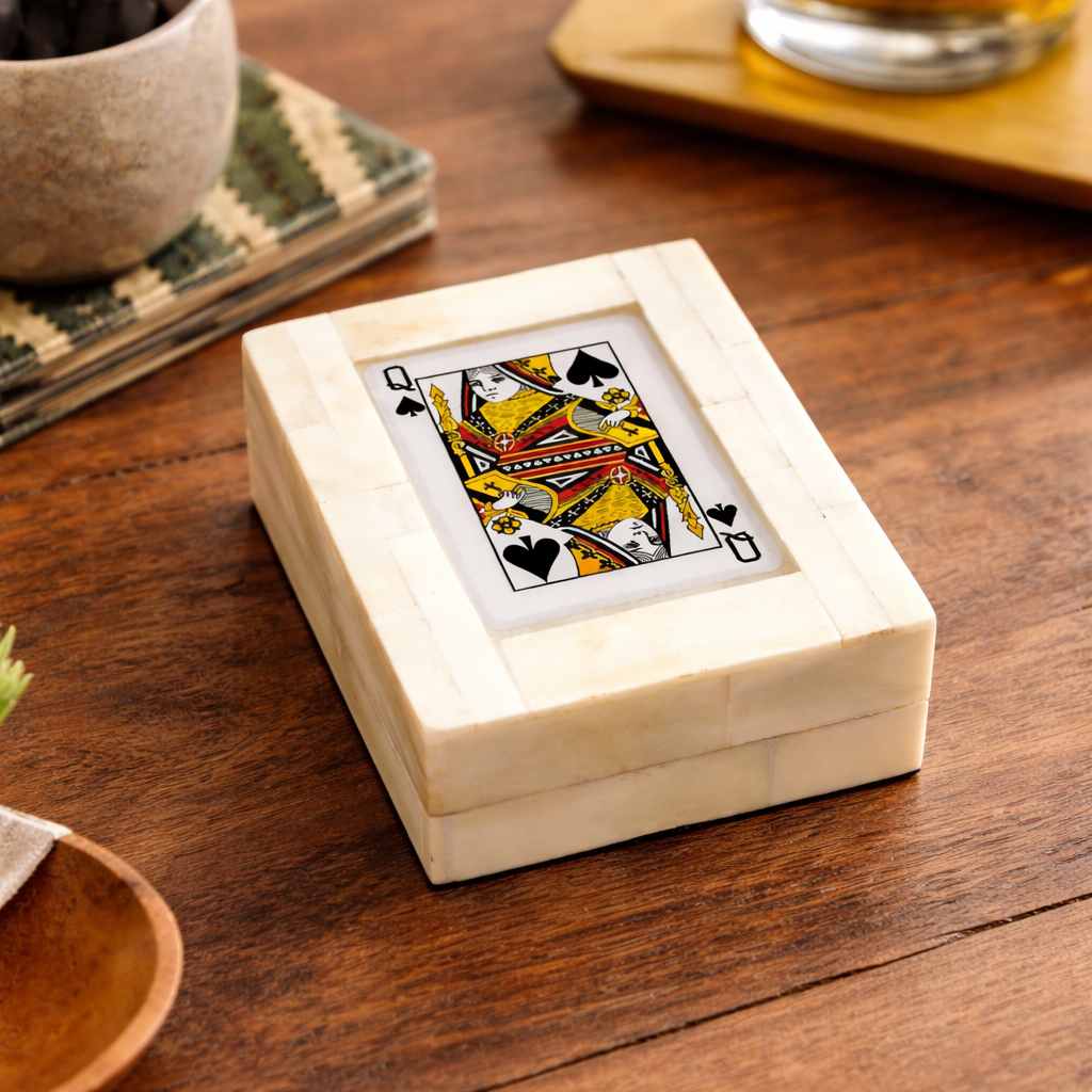 Natural Ace Playing Cards Box