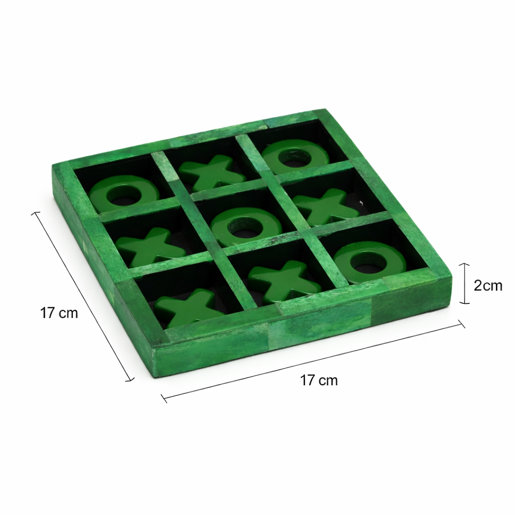 Tac-Tic-Toe Green Board Game
