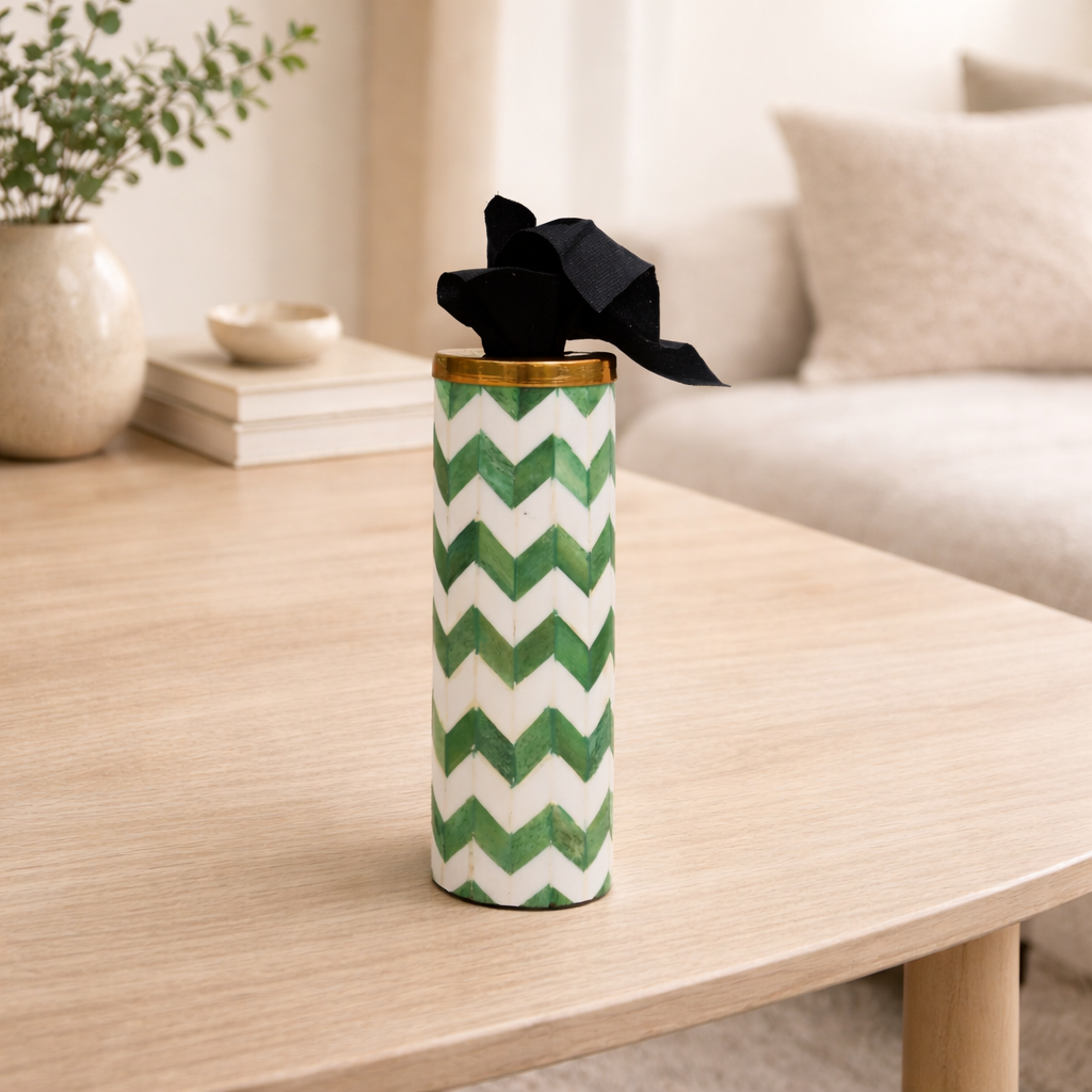 Zigzag Pattern Candle Holder