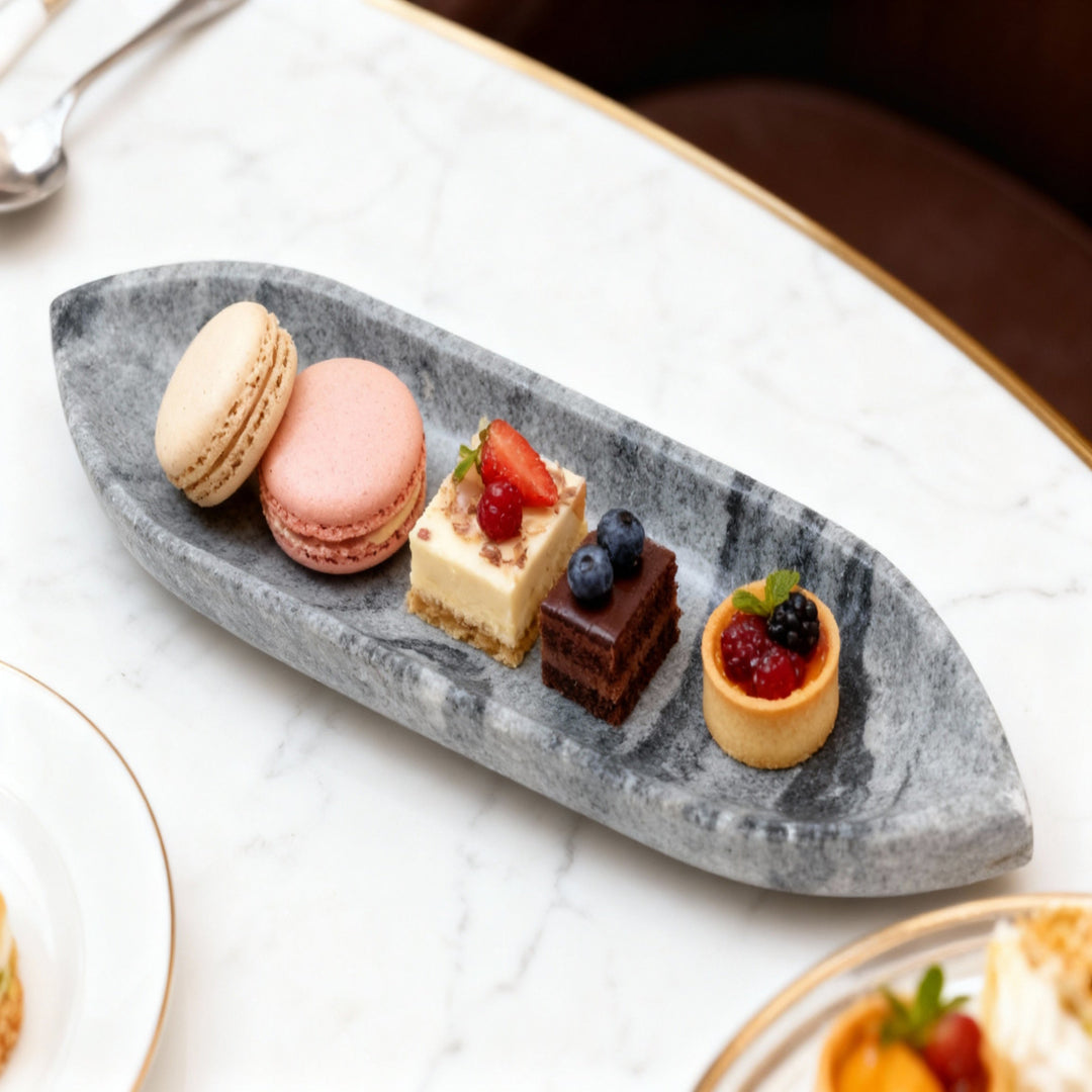 Cat Sidhe Elegant Serving Platter – Mystical Folklore Decorative Appetizer & Dessert Tray | Durable Tableware Dish