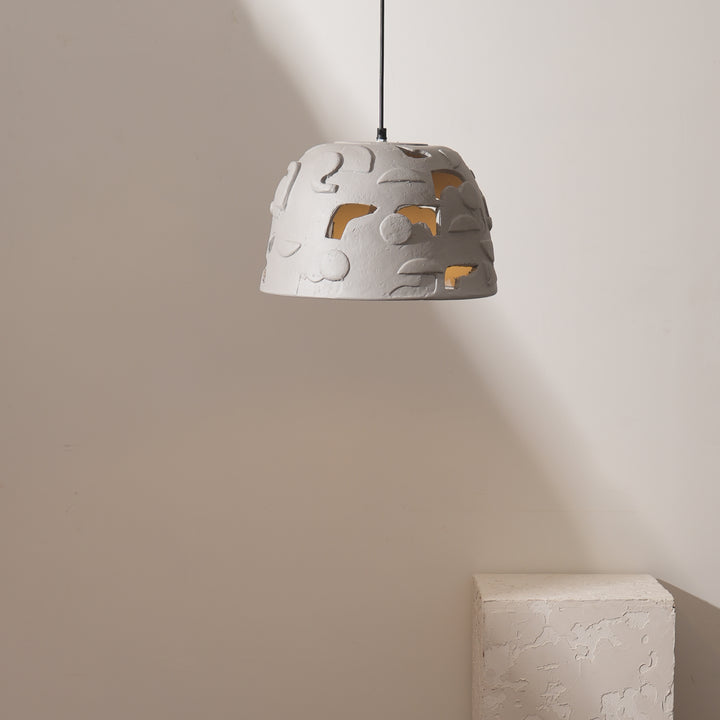 Petros Hanging Lamp Small - Grey