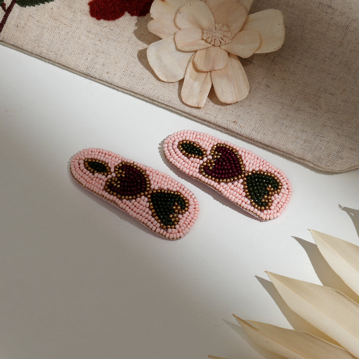 Bead Accent Hair Clip