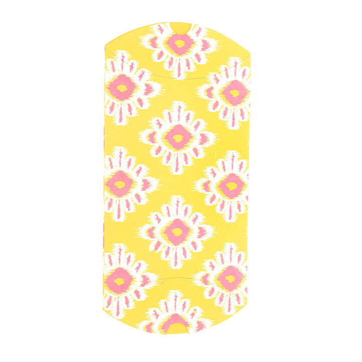 Screen Printed Recycled Cotton Pillow Box – Eco-Friendly Storage with Artistic Design - RPP.BX.101
