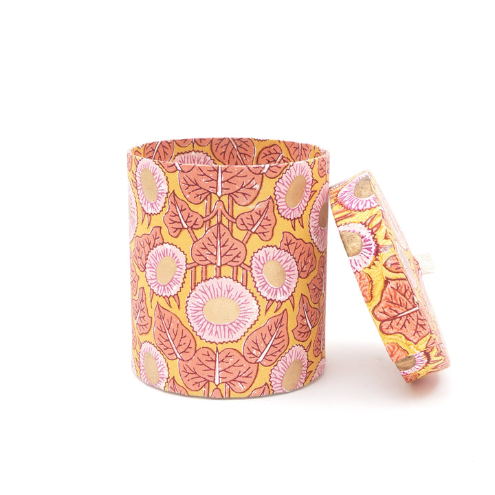 Screen Printed Recycled Cotton Round Nested Boxes – Eco-Friendly Storage with Artistic Flair - RPP.BX.92