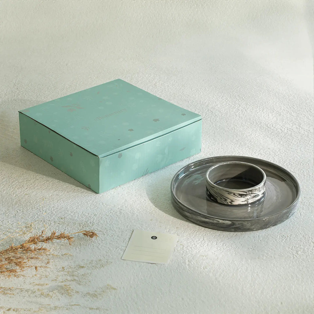 CARBON CERAMIC SNACK PLATTER (SWSWA2580)