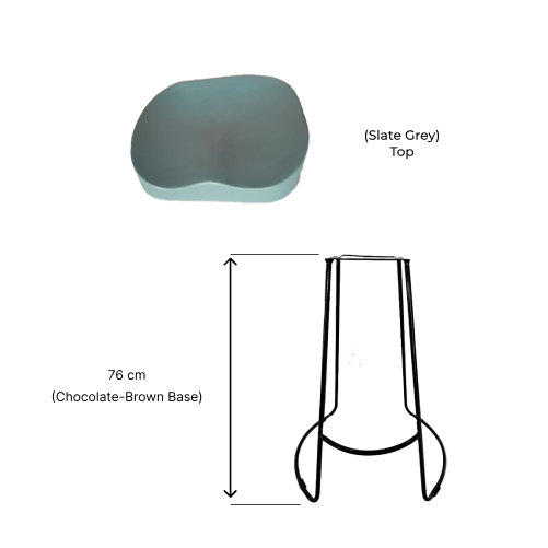 Set di due sgabelli con altezza di 76 cm
