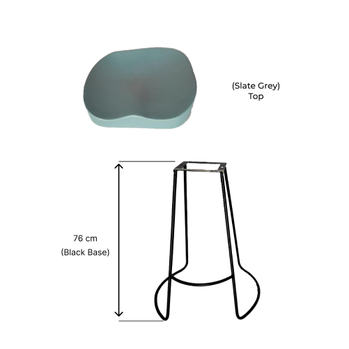 Set di due sgabelli con altezza di 76 cm