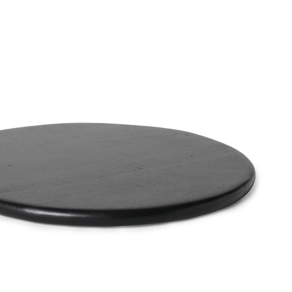 MIDNIGHT MANGO WOOD CHEESEBOARD (ROUND) (WDETA2205)