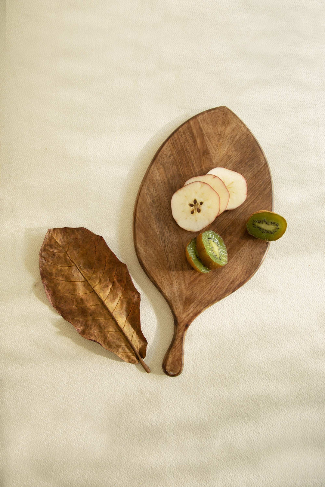 Laimai Mango Wood Leaf Chopping Serving Board
