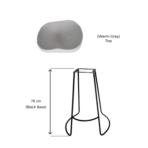 Set di due sgabelli con altezza di 76 cm
