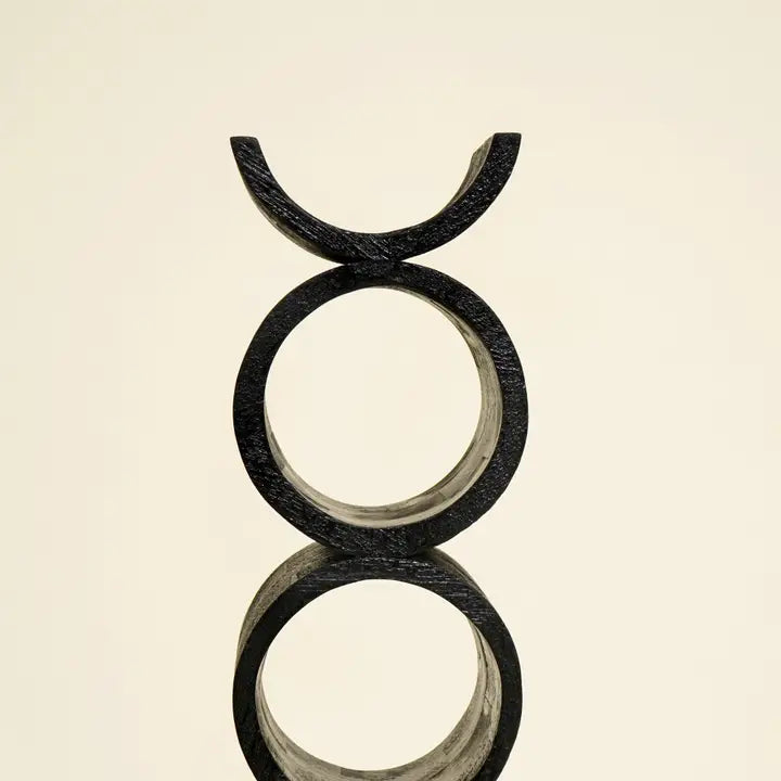 Handmade Wooden Wine Stand – Large Black Wine Rack