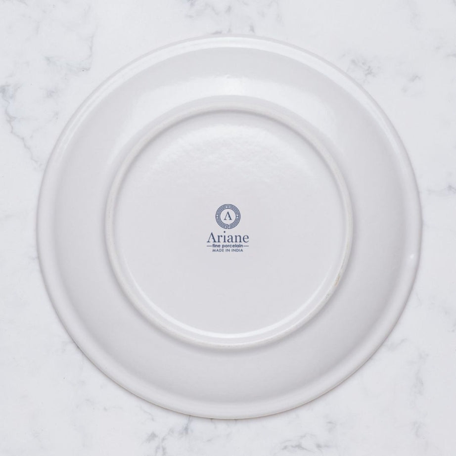 Cruise Tangier Round Rimless Porcelain Plate 27cm – Set of 6 | Moroccan Pattern Dinner Plate | Professional Hospitality Tableware