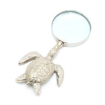 Tortoise Handle Magnifying Glass |  Aluminum Design
