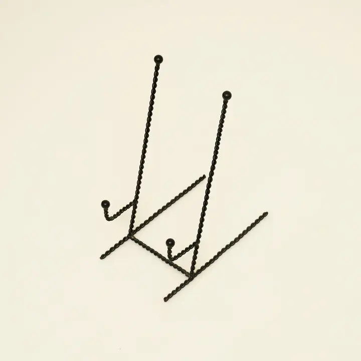 Handcrafted Black Iron Stand – Minimalist Decorative Display