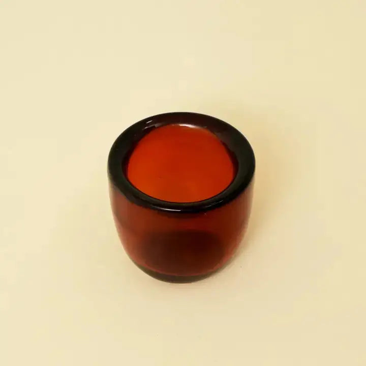 Glass Tea Light Holder – Handmade with Recycled Glass, Eco-Friendly & Elegant Set of 3