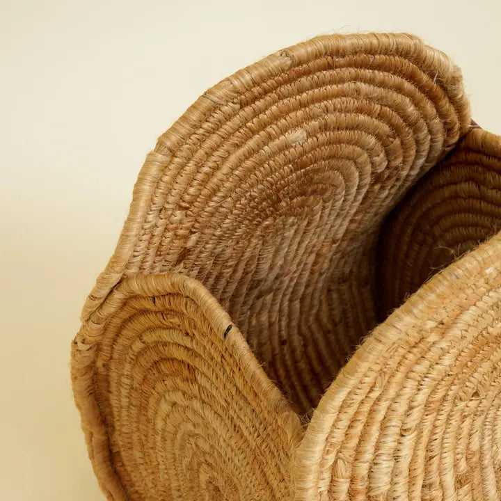 Handmade Jute Storage Basket – Natural Light Brown Organizer