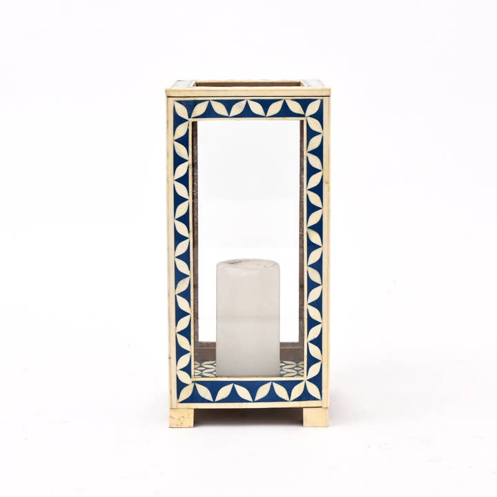 Moroccan Metal Lantern | Decorative Candle Holder | Ambient Indoor/Outdoor Light | Boho & Rustic Home Decor