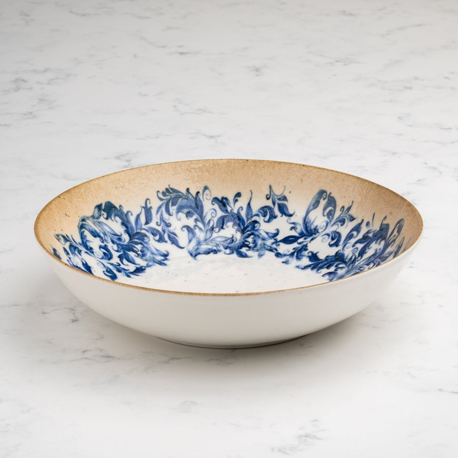 Cruise Amalfi Coupe Deep Porcelain Plate | Mediterranean Pasta & Soup Plate | Professional Hospitality Tableware | Set of 6