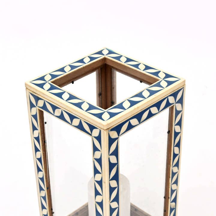 Moroccan Metal Lantern | Decorative Candle Holder | Ambient Indoor/Outdoor Light | Boho & Rustic Home Decor