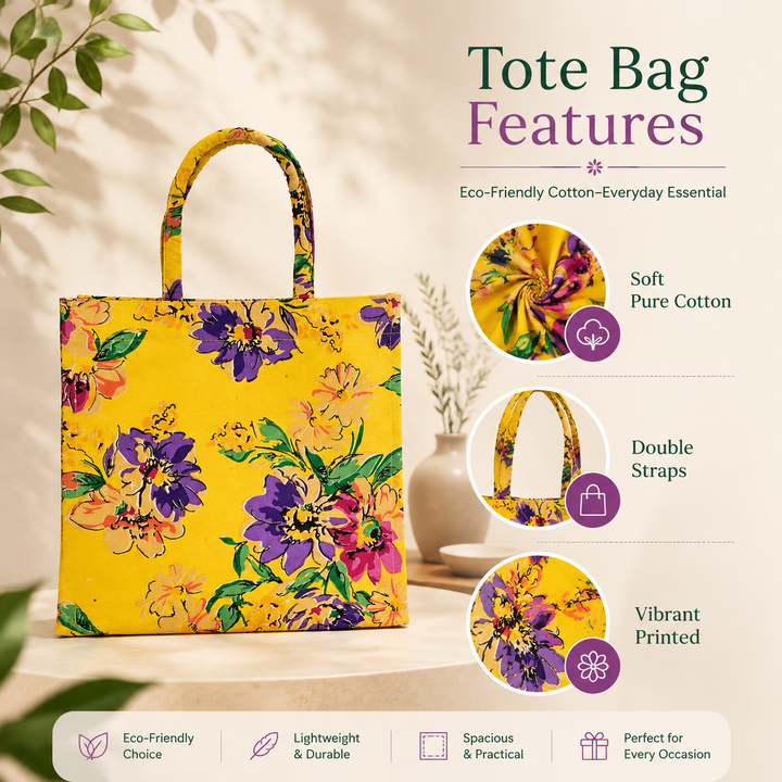 Vivre Radiance Canvas Gift & Tote Bag – Eco-Friendly Cotton