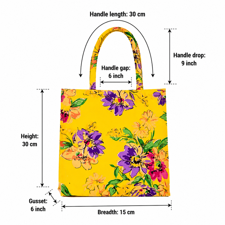 Vivre Radiance Canvas Gift & Tote Bag – Eco-Friendly Cotton