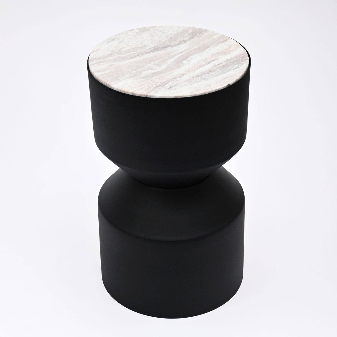 Drum Table with Toronto Marble top