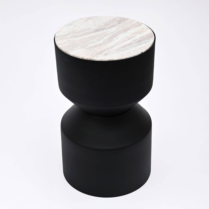 Drum Table with Toronto Marble top