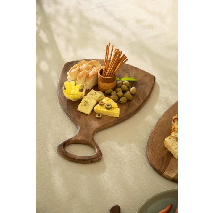Laimai Sheesham Wood Paddle Chopping & Serving Board
