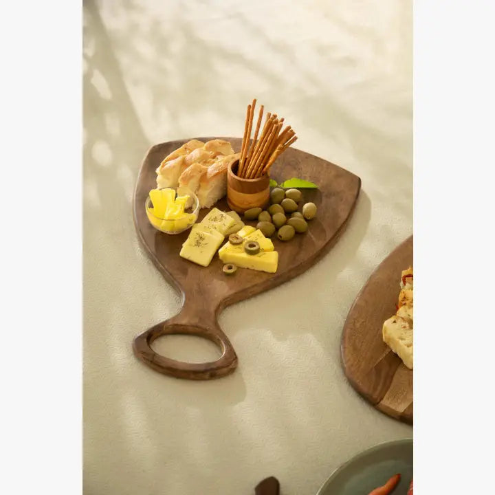 Tabla de cortar y servir de madera de mango Laimai