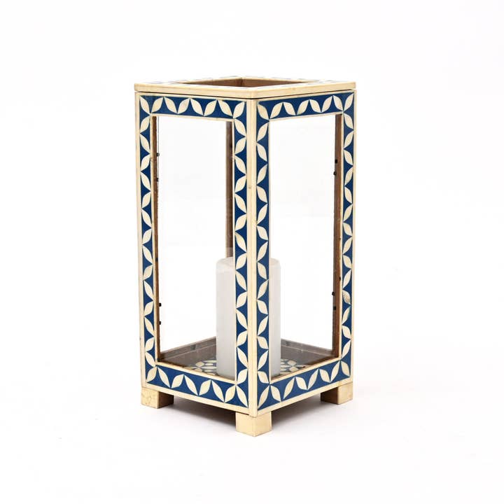 Moroccan Metal Lantern | Decorative Candle Holder | Ambient Indoor/Outdoor Light | Boho & Rustic Home Decor