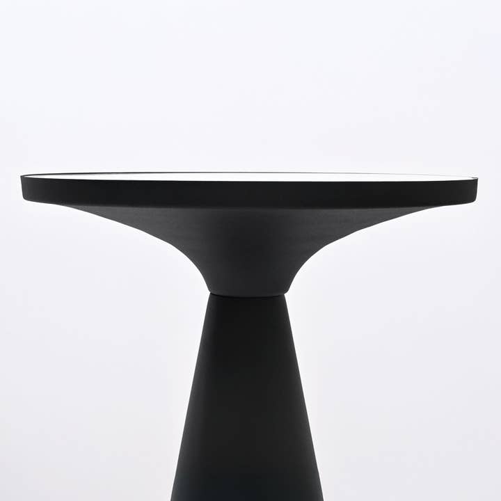 Round Cone Marble Side Table