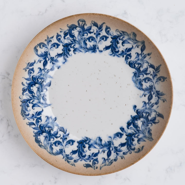 Cruise Amalfi Coupe Deep Porcelain Plate | Mediterranean Pasta & Soup Plate | Professional Hospitality Tableware | Set of 6