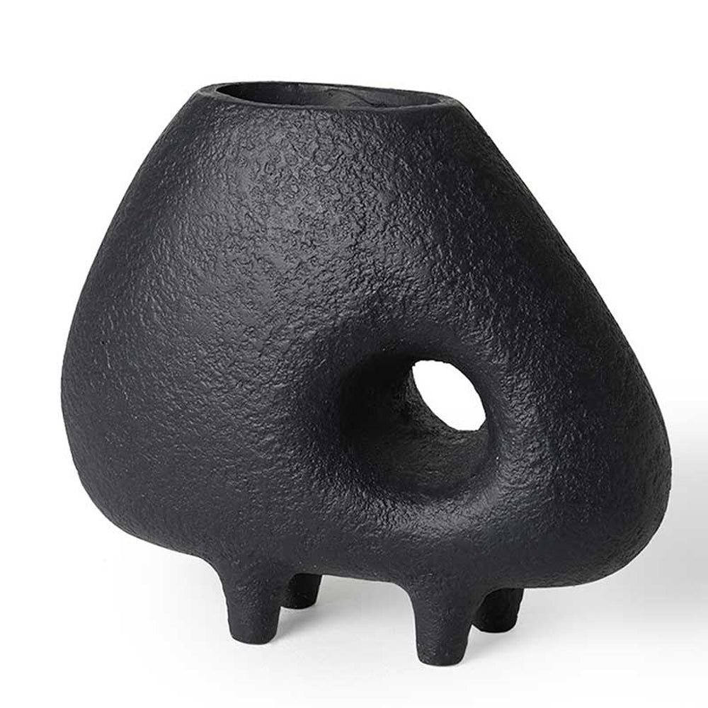 MIDNIGHT TERRACOTTA VASE (SHORT)