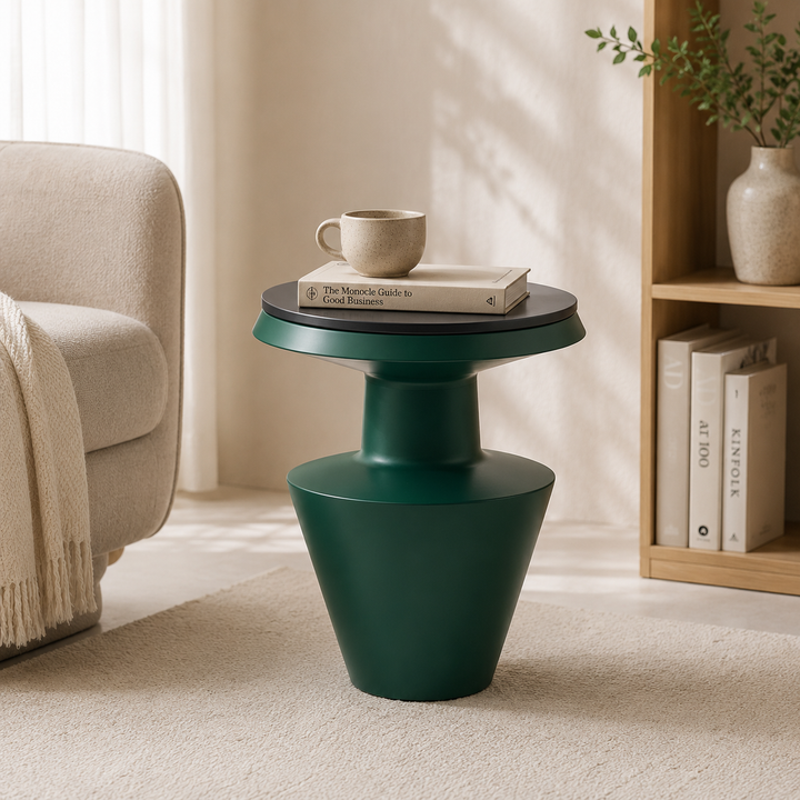  modern sculptural side table