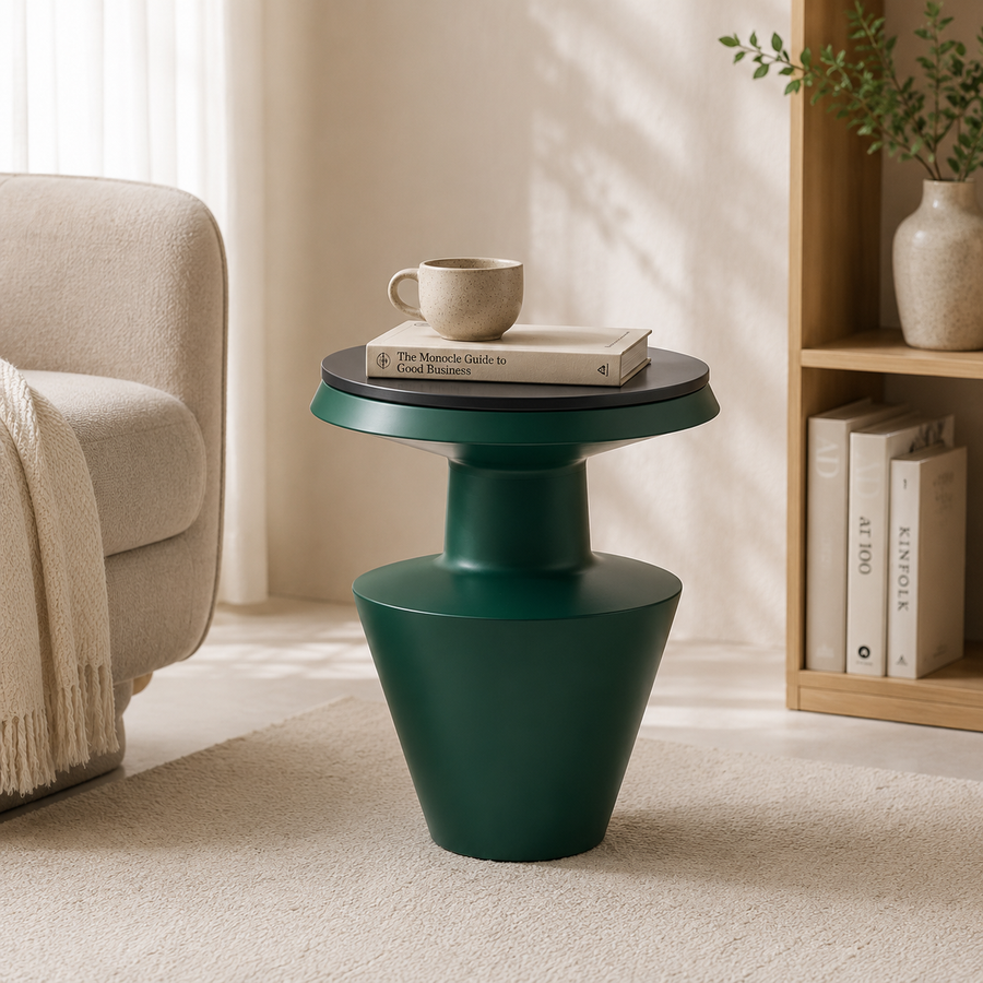  modern sculptural side table