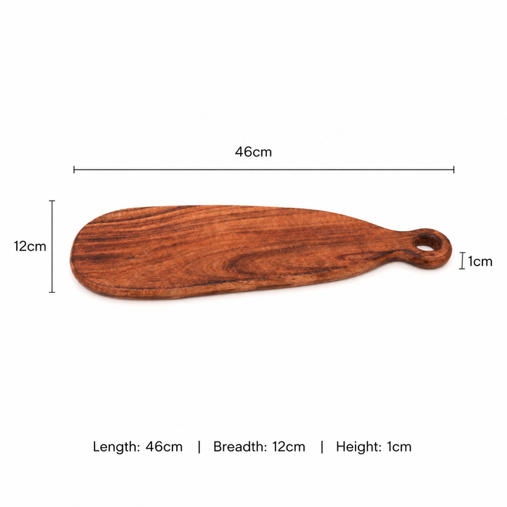 Classic Loop Chopping Board in Acacia Wood 13x48 cm