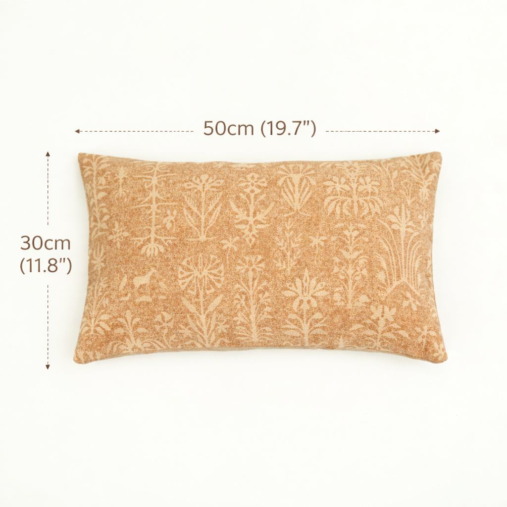 BloomAura Decorative Printed Cushion – 50 x 30 cm