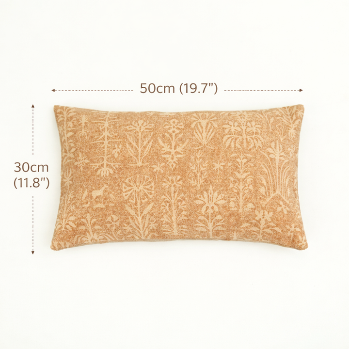 BloomAura Decorative Printed Cushion – 50 x 30 cm