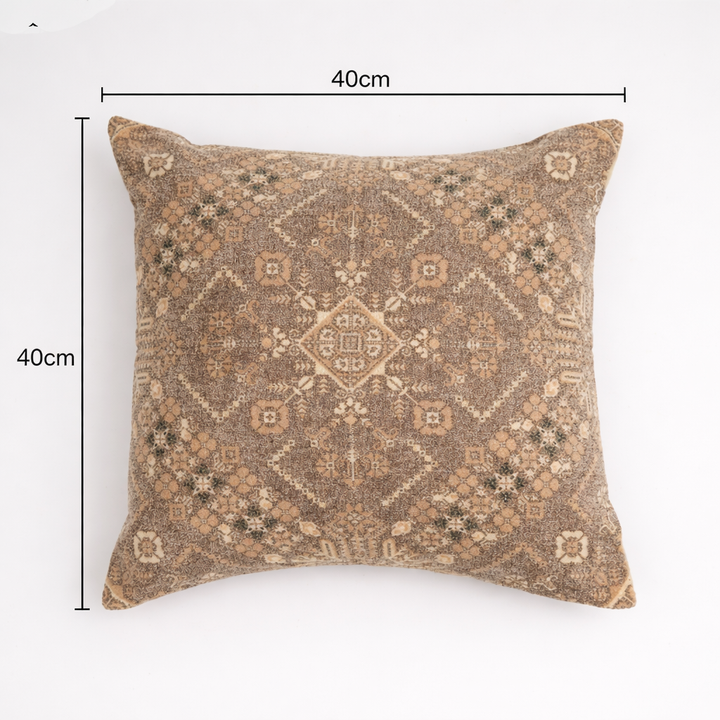 Frost Geometry Printed Cushion – 45 × 45 cm