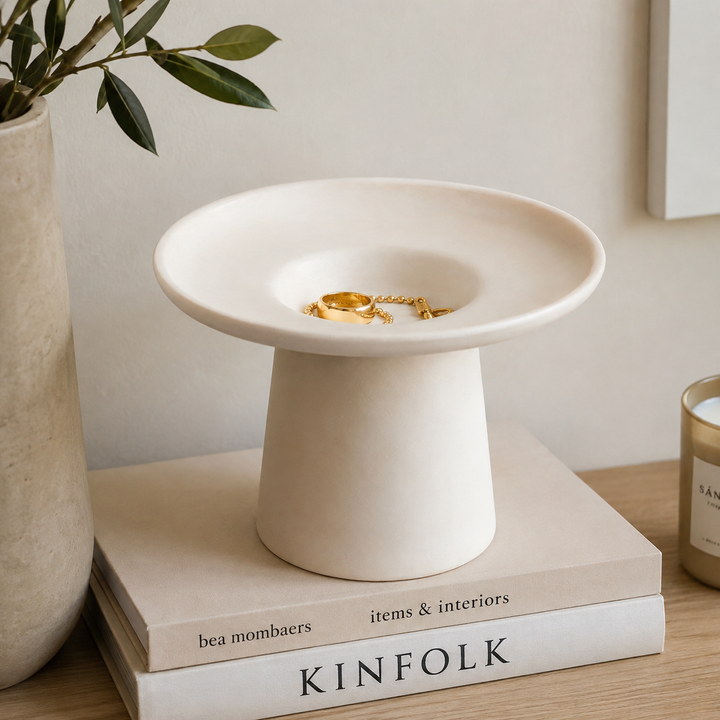small ceramic jewelry stand