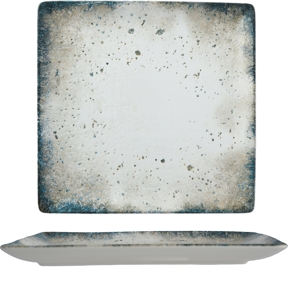 square ceramic plate