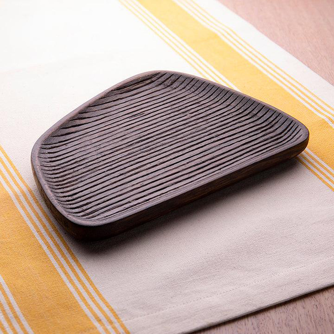 BRUNET MANGO WOOD PLATTER (SMALL)