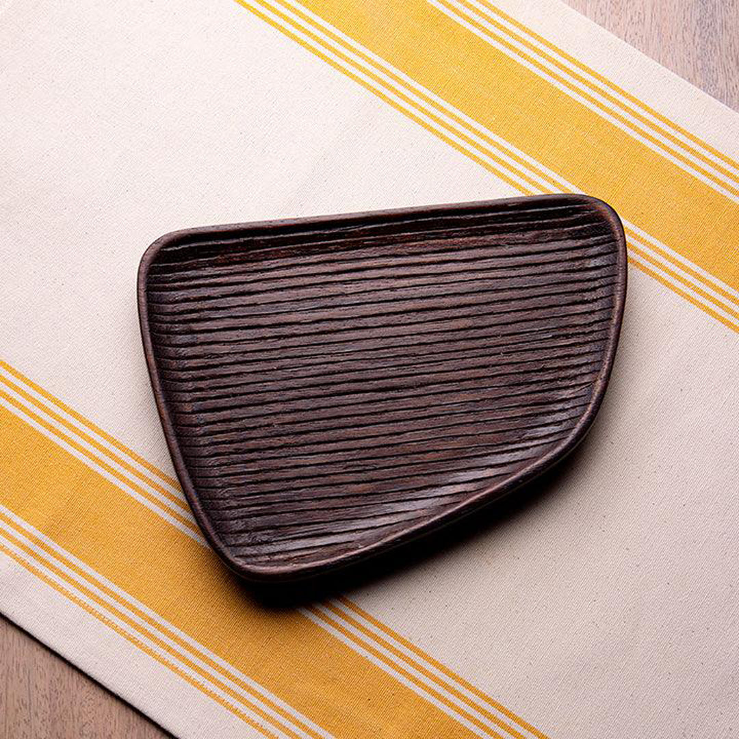 BRUNET MANGO WOOD PLATTER (SMALL)