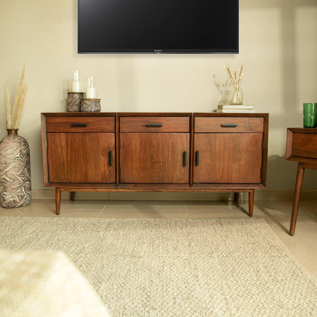 OLD WORLD TRIPLE DRAWER CABINET (WDFNA2791)