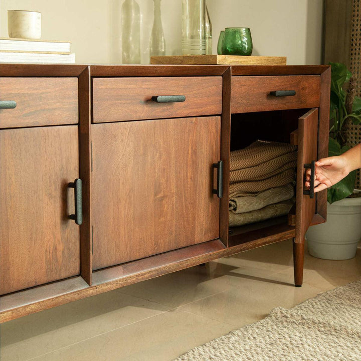 OLD WORLD TRIPLE DRAWER CABINET (WDFNA2791)